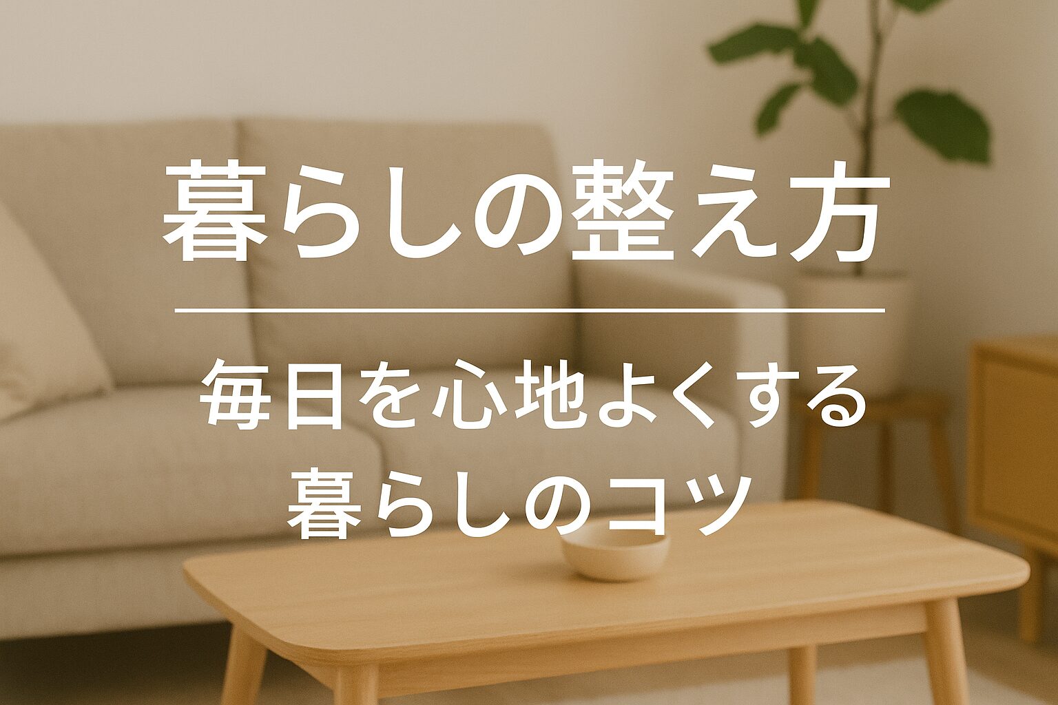 暮らしの整え方