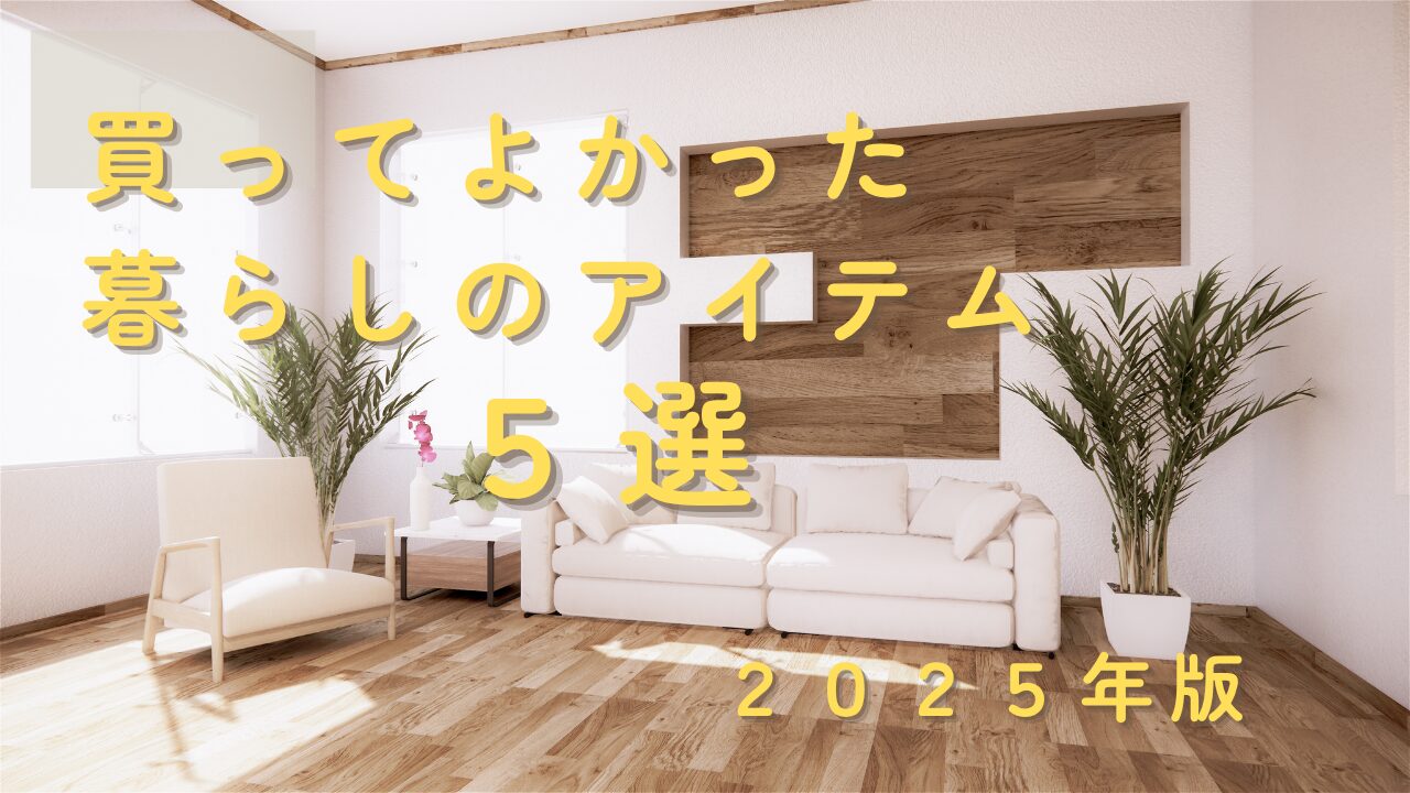 買ってよかった暮らしアイテムベスト5｜毎日が快適になるおすすめグッズのリビング